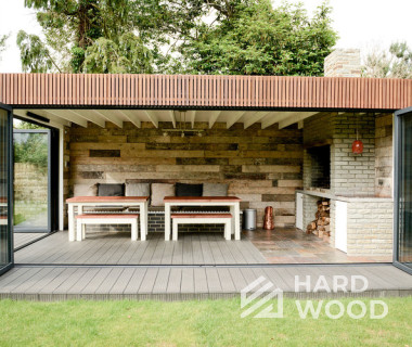 Гриль домик с камином №13 - фото 1392