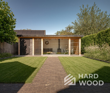 Беседка с печью хайтек №22 - фото 1446