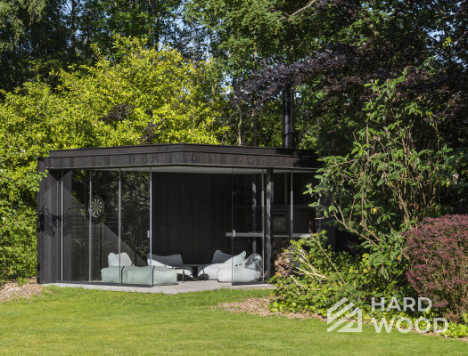 Беседка модерн в тёмном цвете  №75 - фото 1750