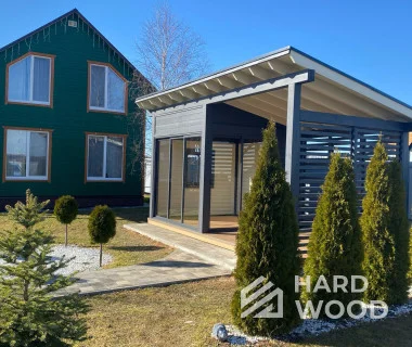 Скандинавская беседка из дерева №93 - фото 2246