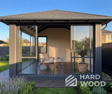 Уличная беседка деревянная №100 - фото 2310