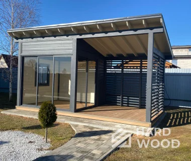 Скандинавская беседка из дерева №93 - фото 2242